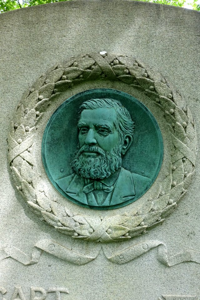 Capt. Thomas Cunningham detail - Mount Auburn Cemetery - DSC04298