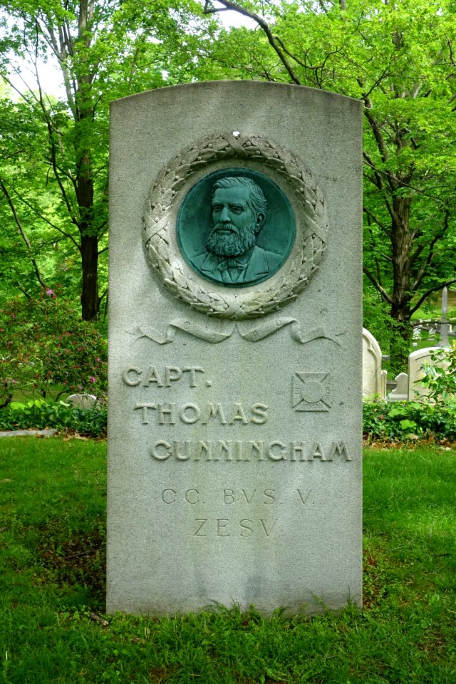 Capt. Thomas Cunningham - Mount Auburn Cemetery - DSC04296