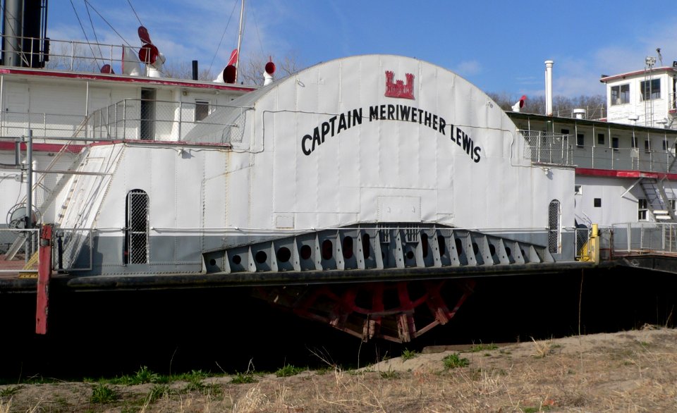 Captain Meriwether Lewis dredge paddle box