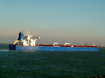 Capricorn Star, approaching Port of Rotterdam, Holland, 29-Jan-2006