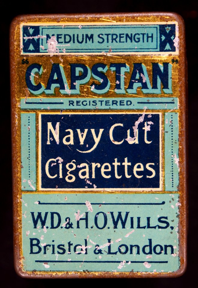 Capstan cigarettes tin, WD&HO Wills