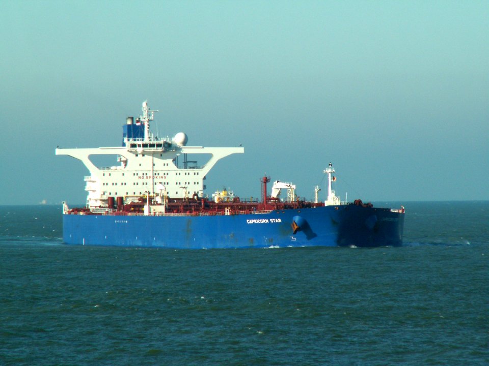 Capricorn Star p1 approaching Port of Rotterdam, Holland 29-Jan-2006