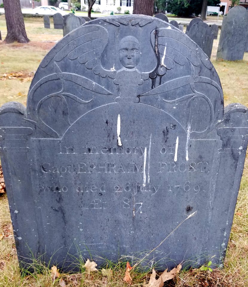 Capt. Ephraim Frost, 1769 - Old Burying Ground - Arlington, MA - 20200816 091659