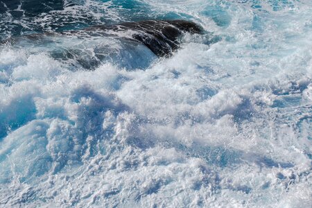 Waves rough sea foam