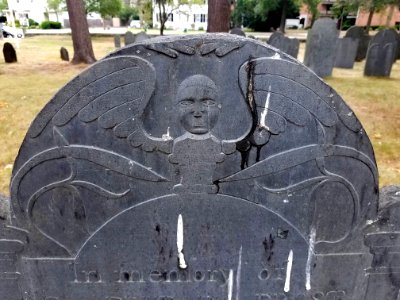 Capt. Ephraim Frost, 1769, detail - Old Burying Ground - Arlington, MA - 20200816 091704