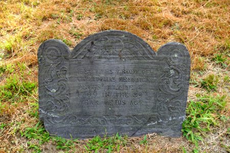 Captain Thomas Prentice - East Parish Burying Ground - Newton, MA - DSC07287