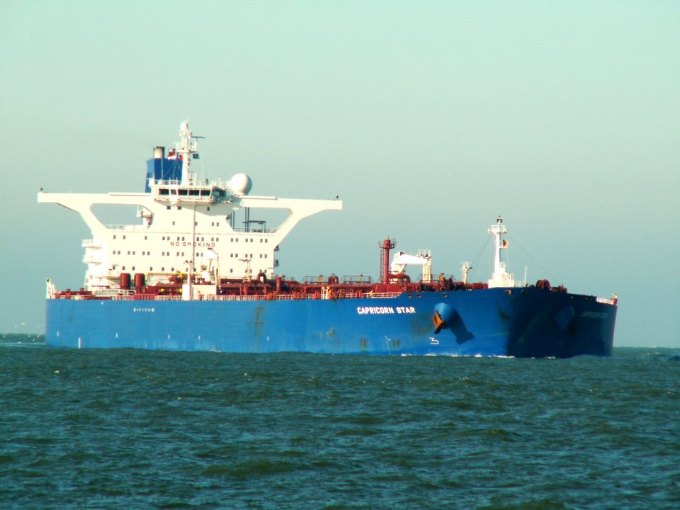 Capricorn Star p2 approaching Port of Rotterdam, Holland 29-Jan-2006
