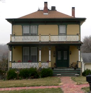 Capt. John O'Rourke house from E 1