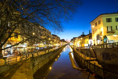 Milan navigli nightlife