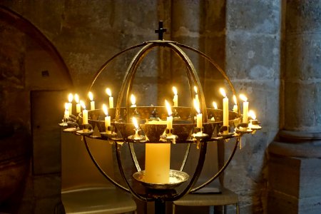 Candles - St. Sebald church - Nuremberg, Germany - DSC01939 photo