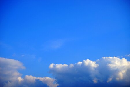 Sky blue summer day photo