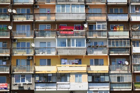 Flat residential architecture