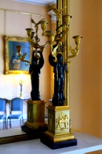 Candelabra, bronze and ormolu - Shugborough Hall - Staffordshire, England - DSC00064