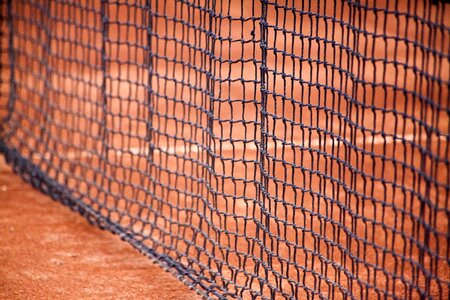 Black network clay tennis