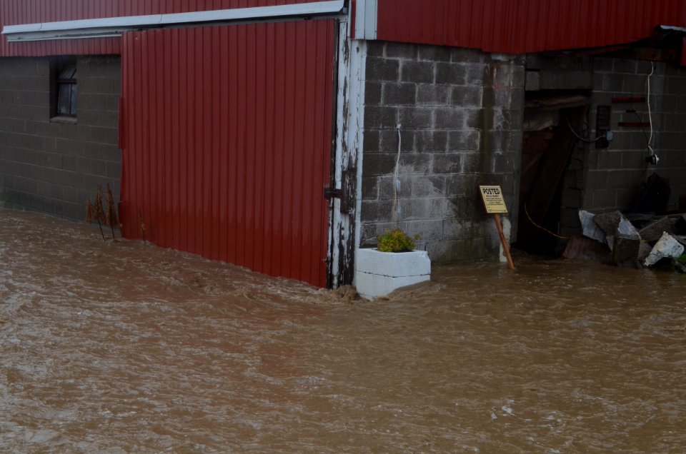 Canandaigua flood July 23, 2017 barn flooded 7