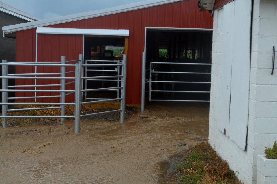 Canandaigua flood July 23, 2017 barn flooded 6