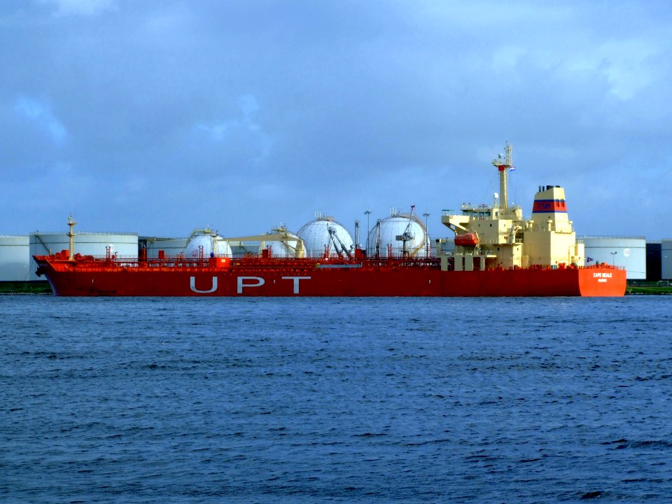 Cape Beale IMO 9288928 docked at Port of Amsterdam, Holland 30-Jan-2005
