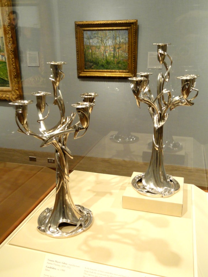 Candelabra, Vinzenz Mayer's Sohne, Vienna, c. 1900 - Nelson-Atkins Museum of Art - DSC09000