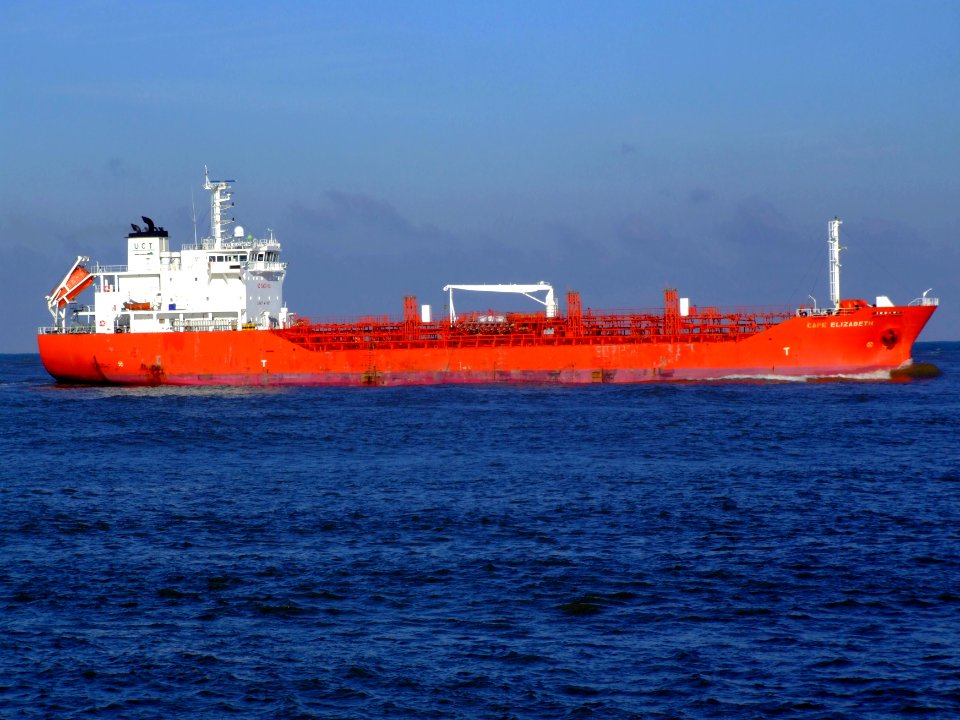Cape Elizabeth p4 approaching Port of Rotterdam, Holland 25-Jan-2007