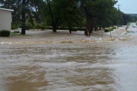 Canandaigua flash flood July 23, 2017 03 intersection flooded