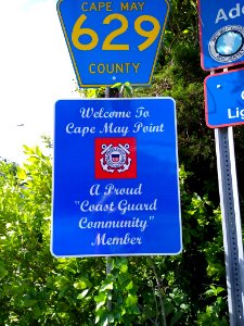 Cape May Point sign A photo