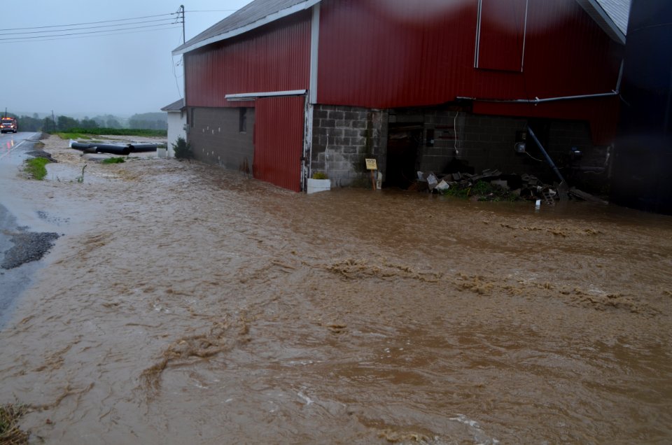 Canandaigua flood July 23, 2017 barn flooded 3