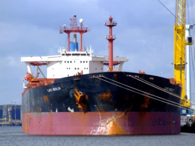Cape Merlin - IMO 9056818 - Callsign VQGP6 - p3 at Port of Amsterdam, Holland 07-Jul-2007