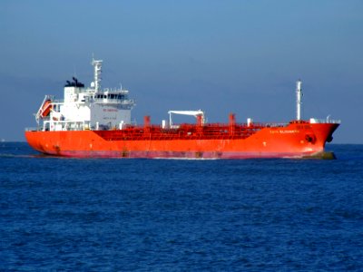 Cape Elizabeth IMO 9272747 approaching Port of Rotterdam, Holland 25-Jan-2007