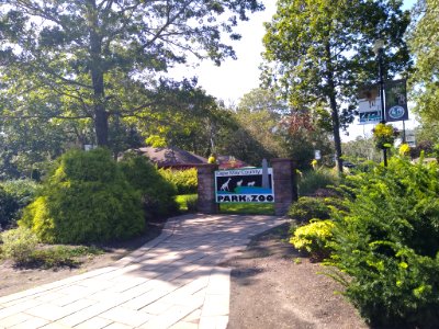 Cape May County Park & Zoo sign