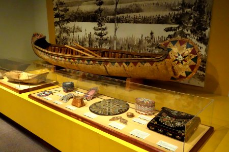 Canoe and crafts - Glenbow Museum - DSC00920 photo