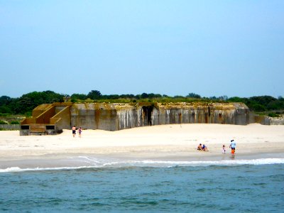 Cape May Battery 223 from the sea