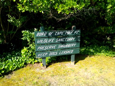 Cape May Point sign B