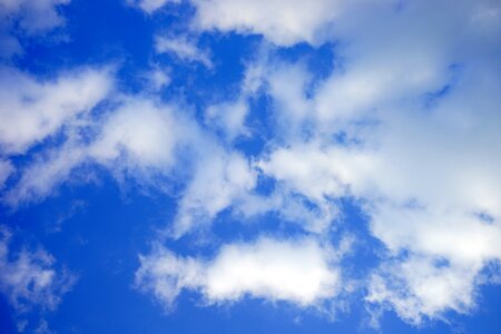 Cloudiness blue summer day