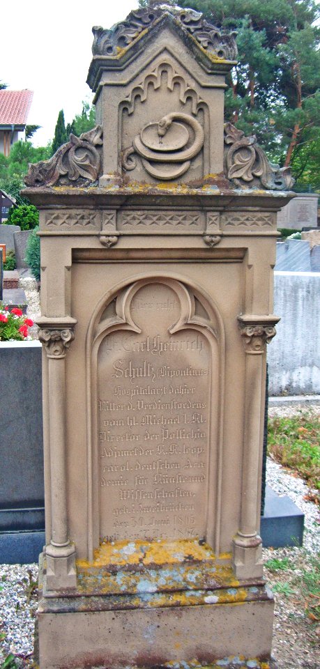 Carl Heinrich Schultz Forst Grabstein