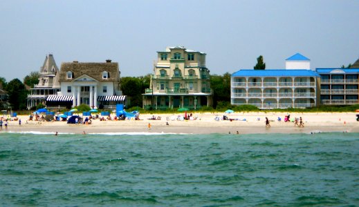 Cape May Beach Ave from the sea 2