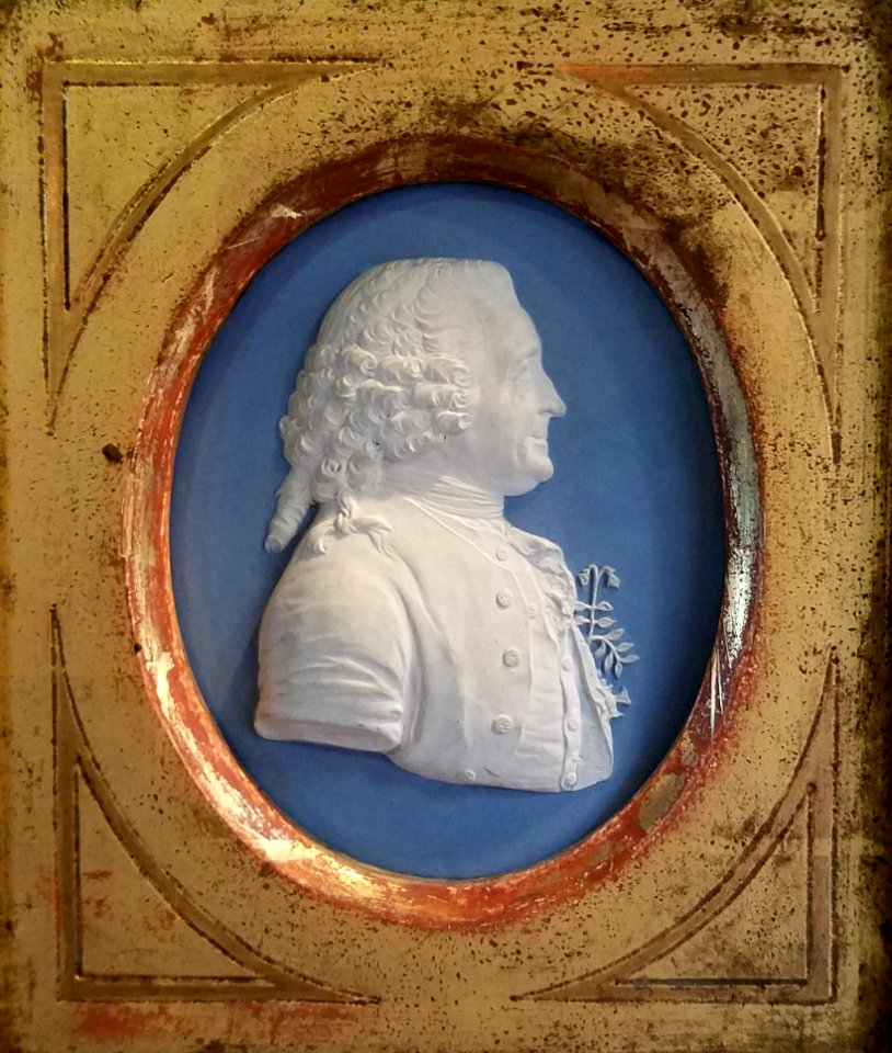 Carl von Linnaeus by Josiah Wedgwood, c. 1755-1826, jasperware - Hyde Collection - Glens Falls, NY - 20180224 120448