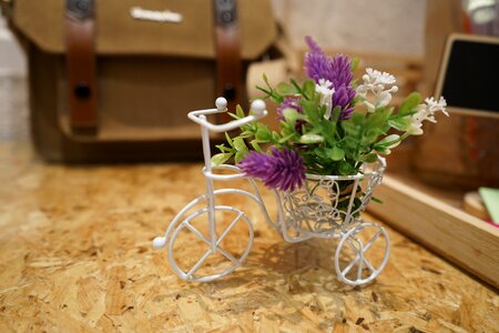 Bike tiny restaurant comfortable