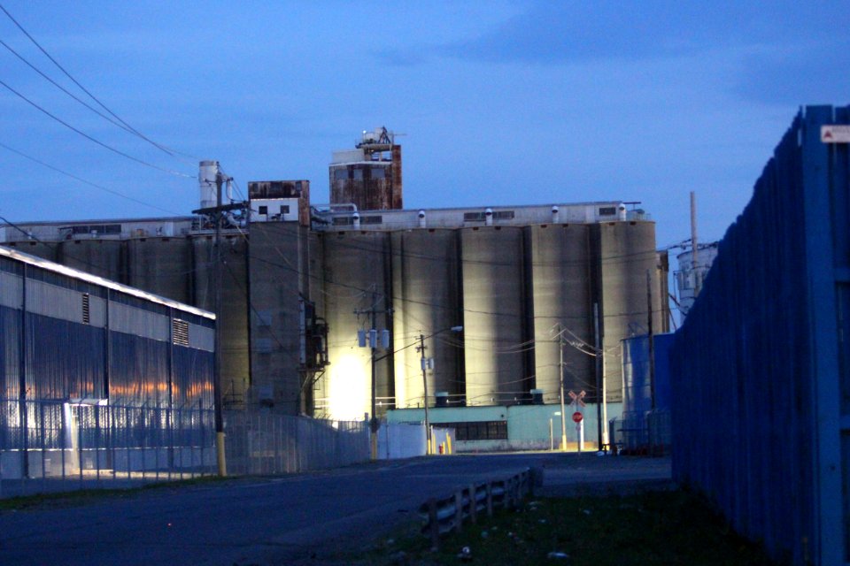 Cargill Nutrena Feed at night in Albany, New York