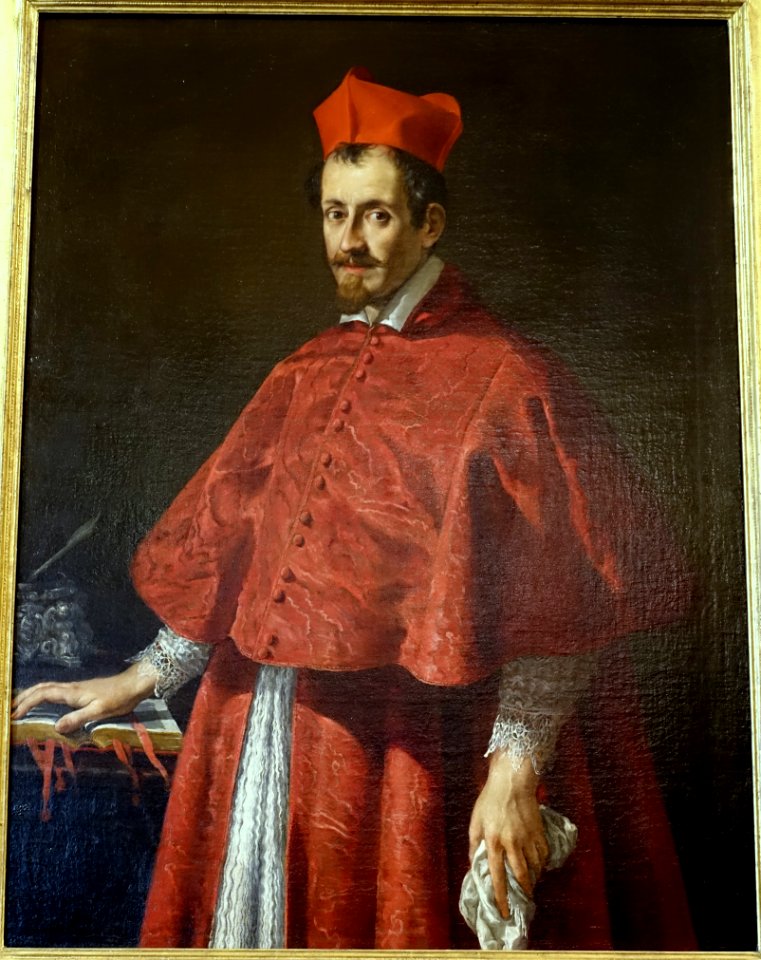 Cardinal Giulio Sacchetti by Pietro da Cortona, 1626-1627, oil on canvas - Galleria Borghese - Rome, Italy - DSC04695