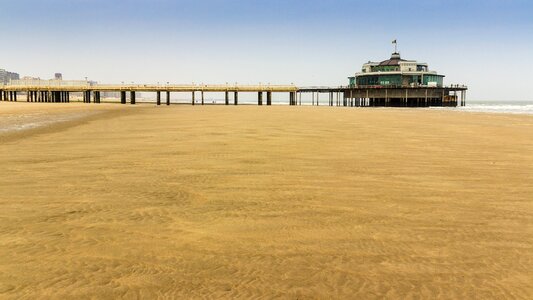 North sea sea bridge sand