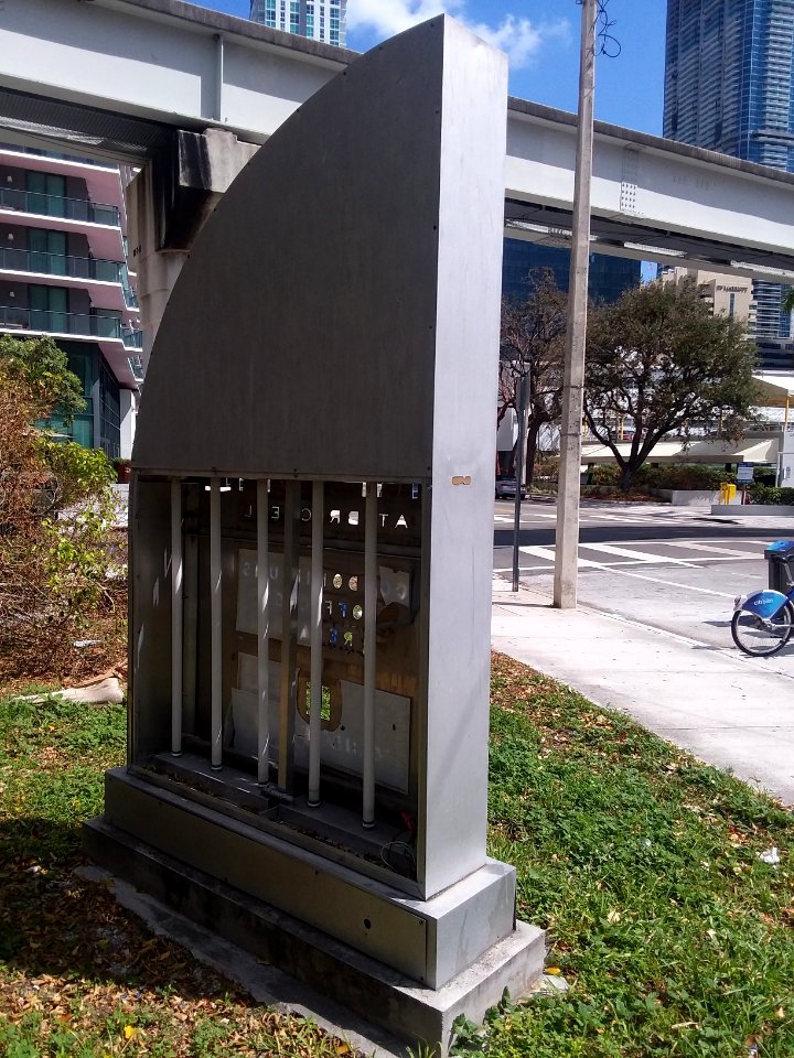 Capital at Brickell sign damage Irma 02