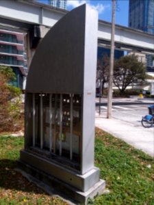 Capital at Brickell sign damage Irma 02