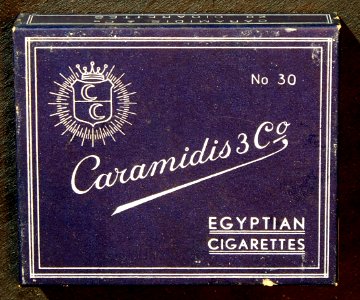 Caramidis 3 Co, No 10, Egyptian Cigarettes pic2