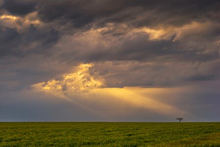 Nature light phenomenon light photo