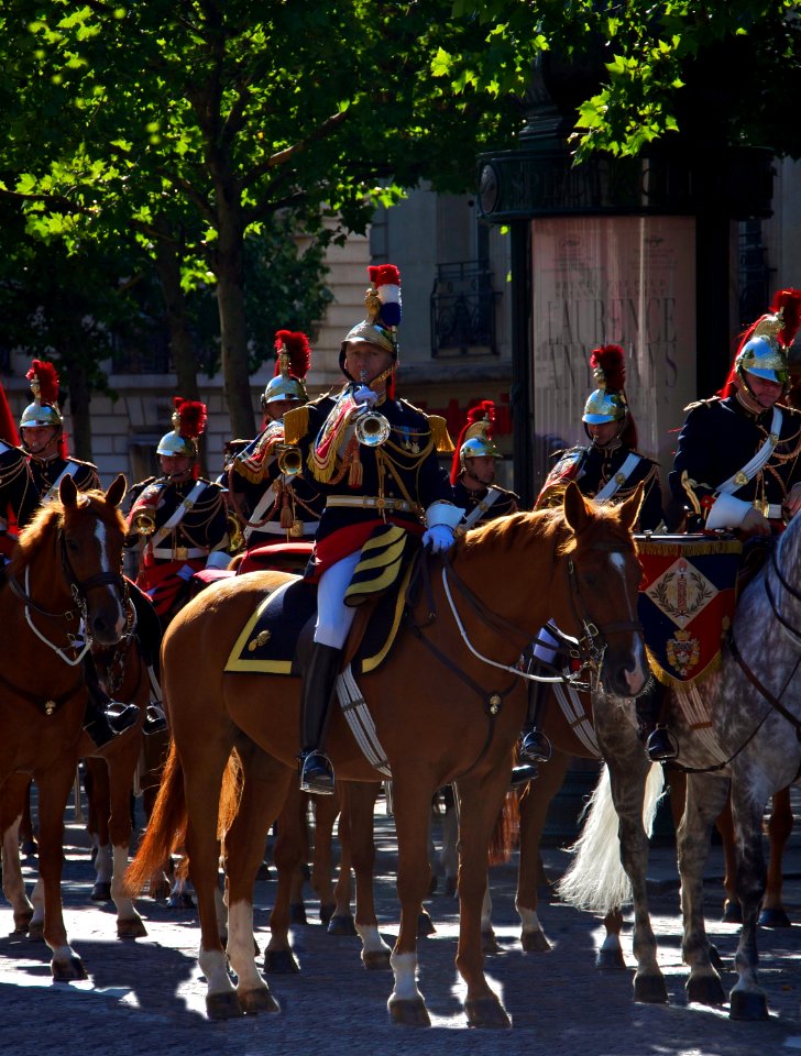 Capitaine trompette-major fanfare régiment cavalerie garde républicaine 14 juillet 2012