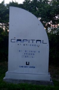 Capital at Brickell sign3