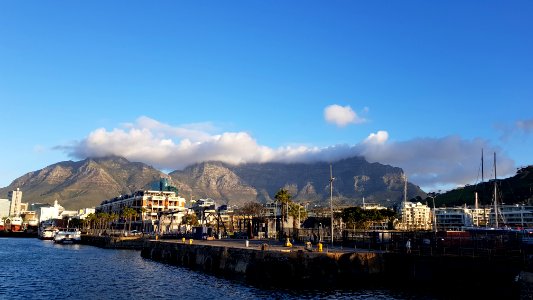 Cape Town - Table Mountain seen from Waterfront (2) photo