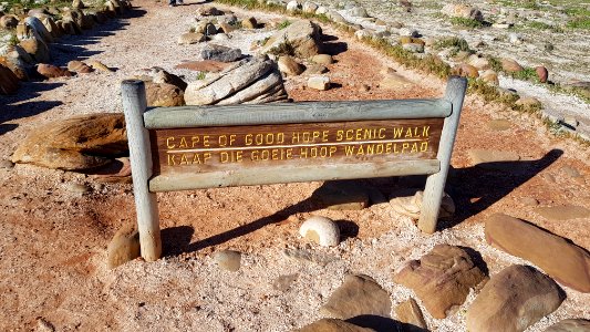 Cape Town - Cape of Good Hope Scenic Walk sign