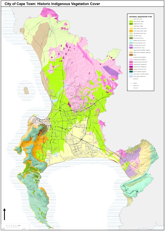 Cape Towns original vegetation types