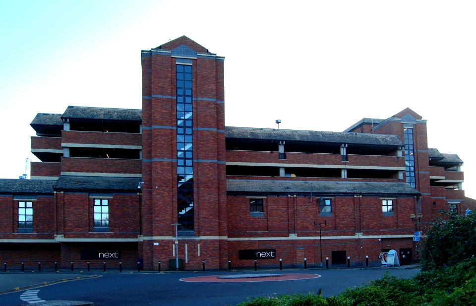 Car Park of Cascades Shopping Centre, Portsmouth (November 2017)